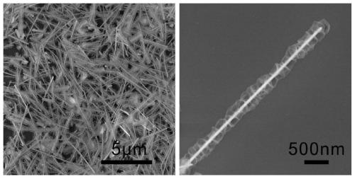 A surface-enhanced Raman scattering substrate material, its preparation method and application