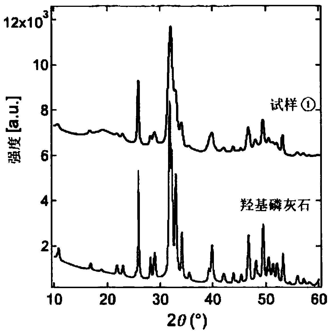 Process for producing carbonate apatite