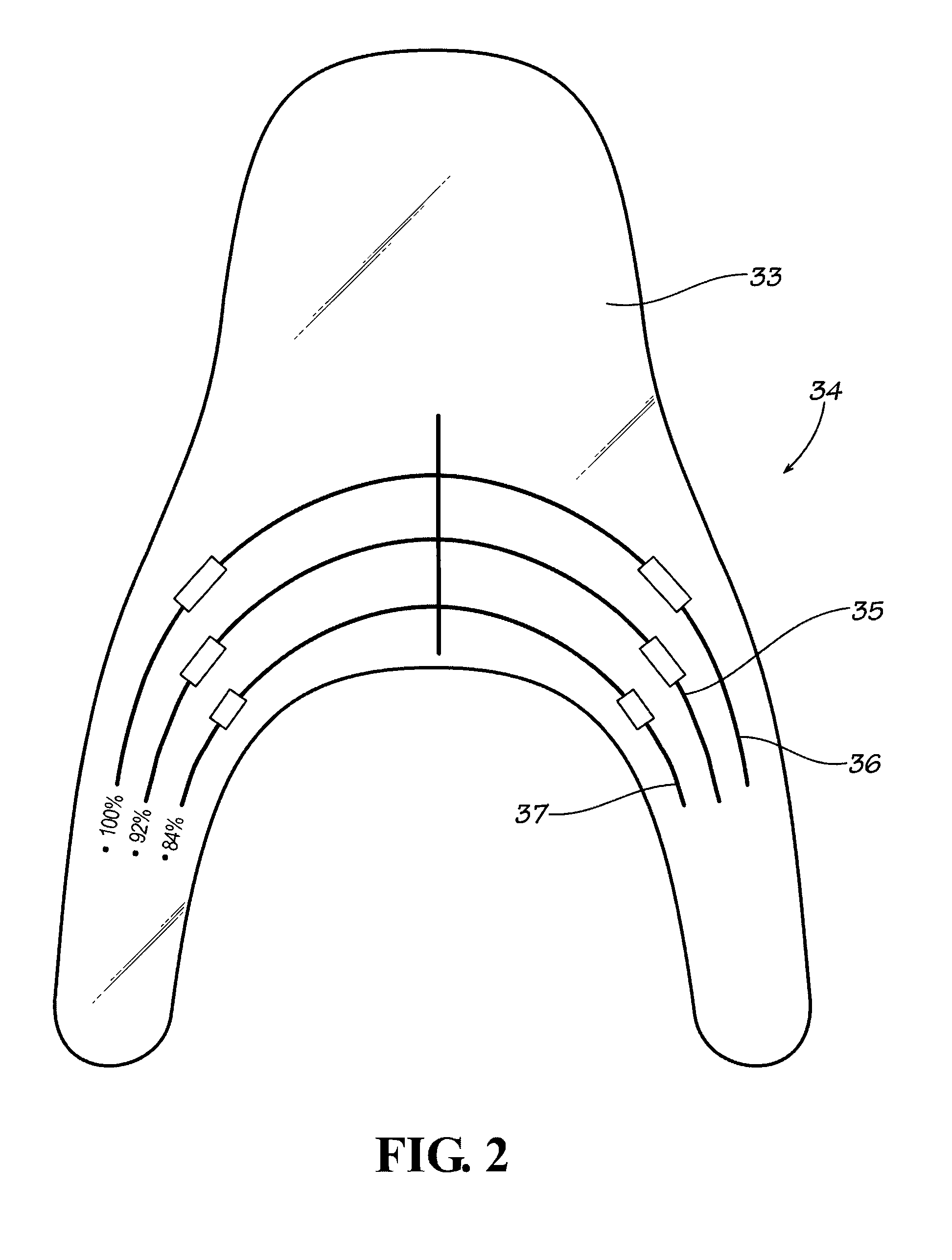 Template for Selecting Orthodontic Arch Wires and Method of Placement