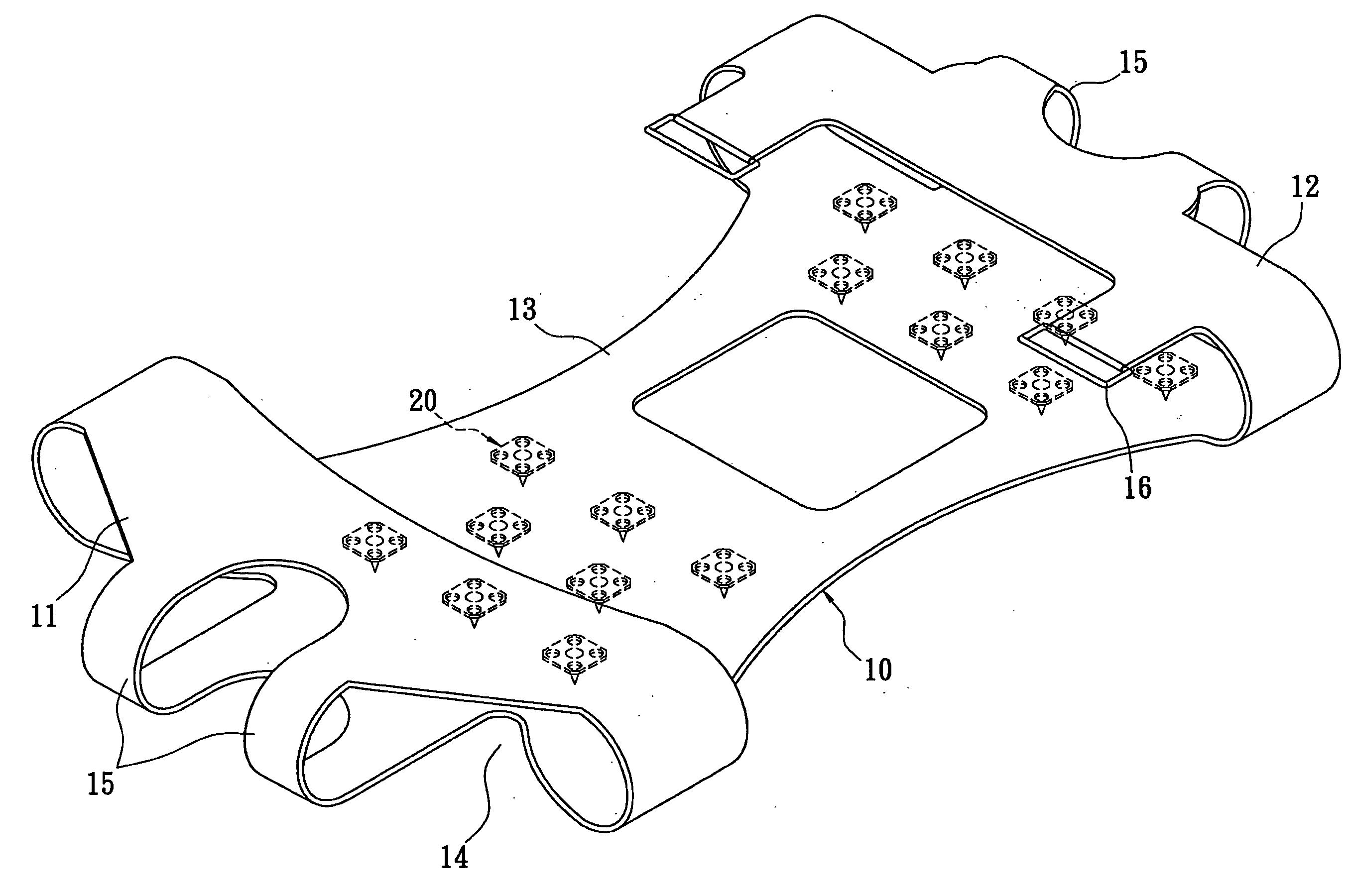 Shoe cover with replaceable skidproof components
