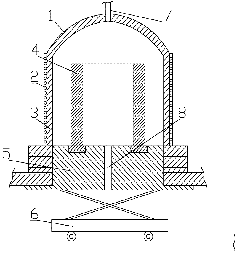 Method and device for preparing aluminum-smelting carbon material, and used raw material