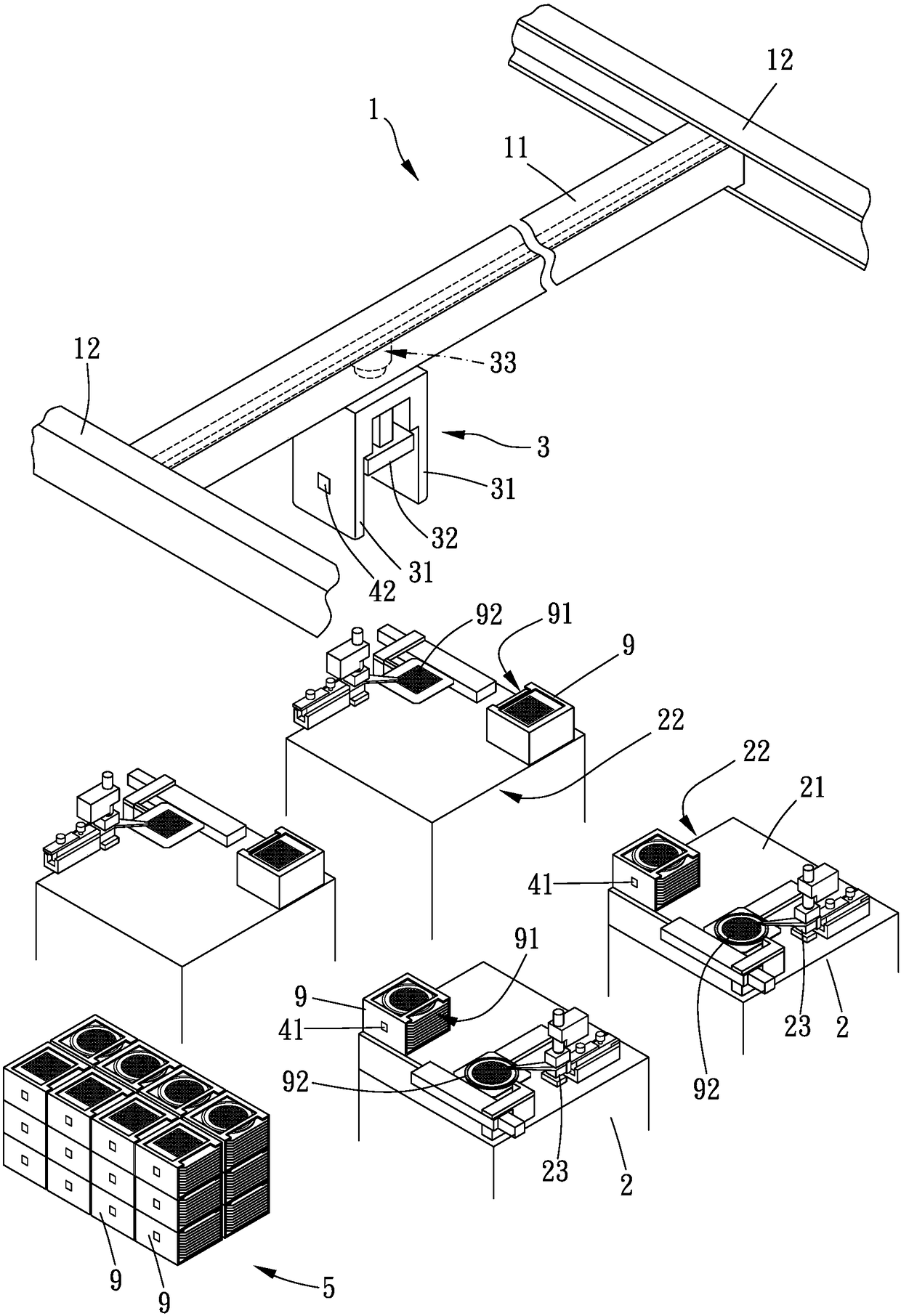 Semiconductor process conveying system and method