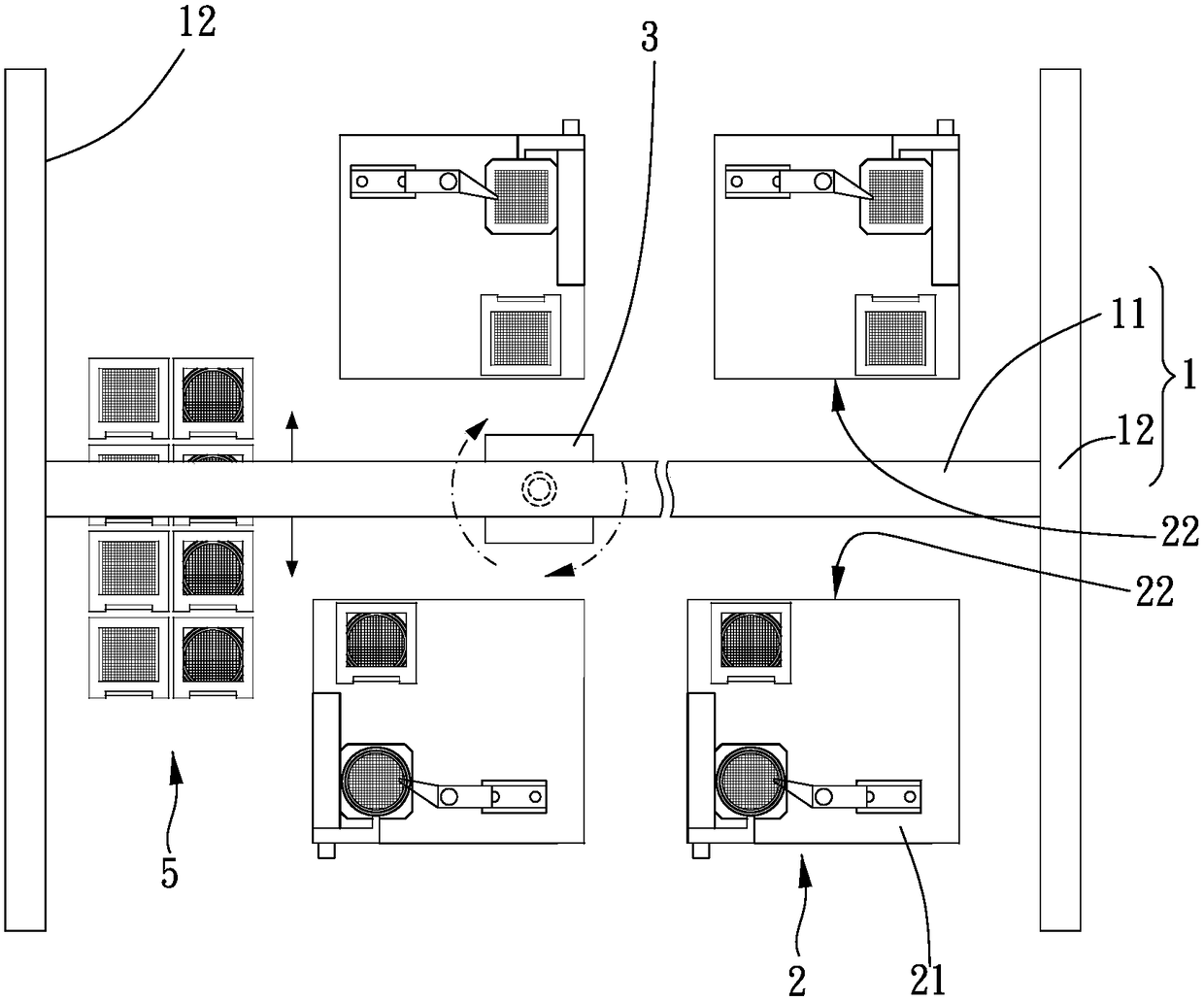 Semiconductor process conveying system and method