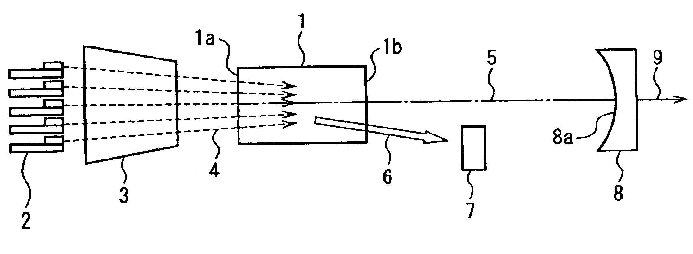 Laser-diode-pumped solid-state laser apparatus and status diagnostic method of the same