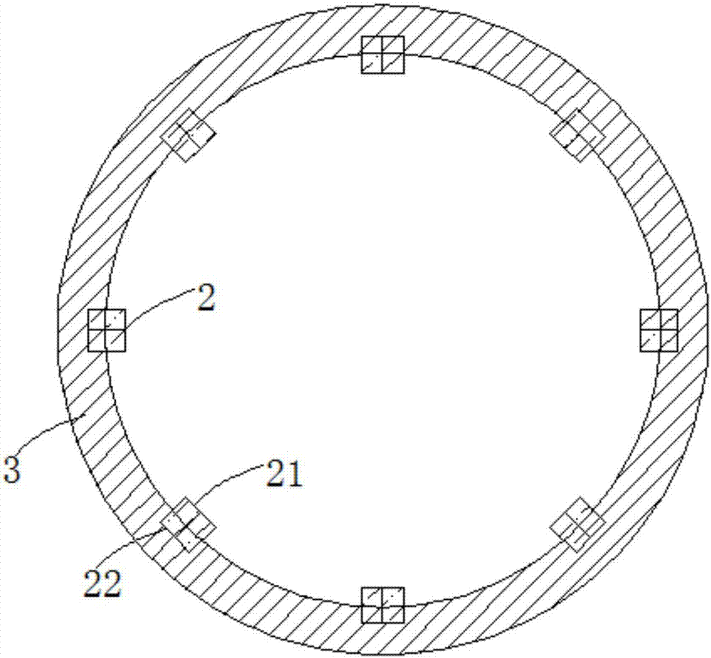 Strong magnetic salvaging device and arrangement method for strong magnetic blocks of strong magnetic salvaging device