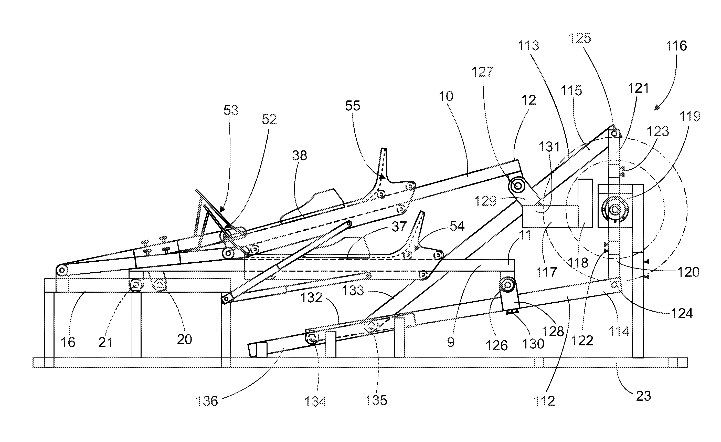 Apparatus for rehabilitation of patients suffering motor dysfunction