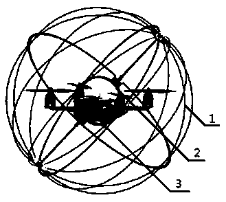 A collision-resistant quadrotor spherical UAV system