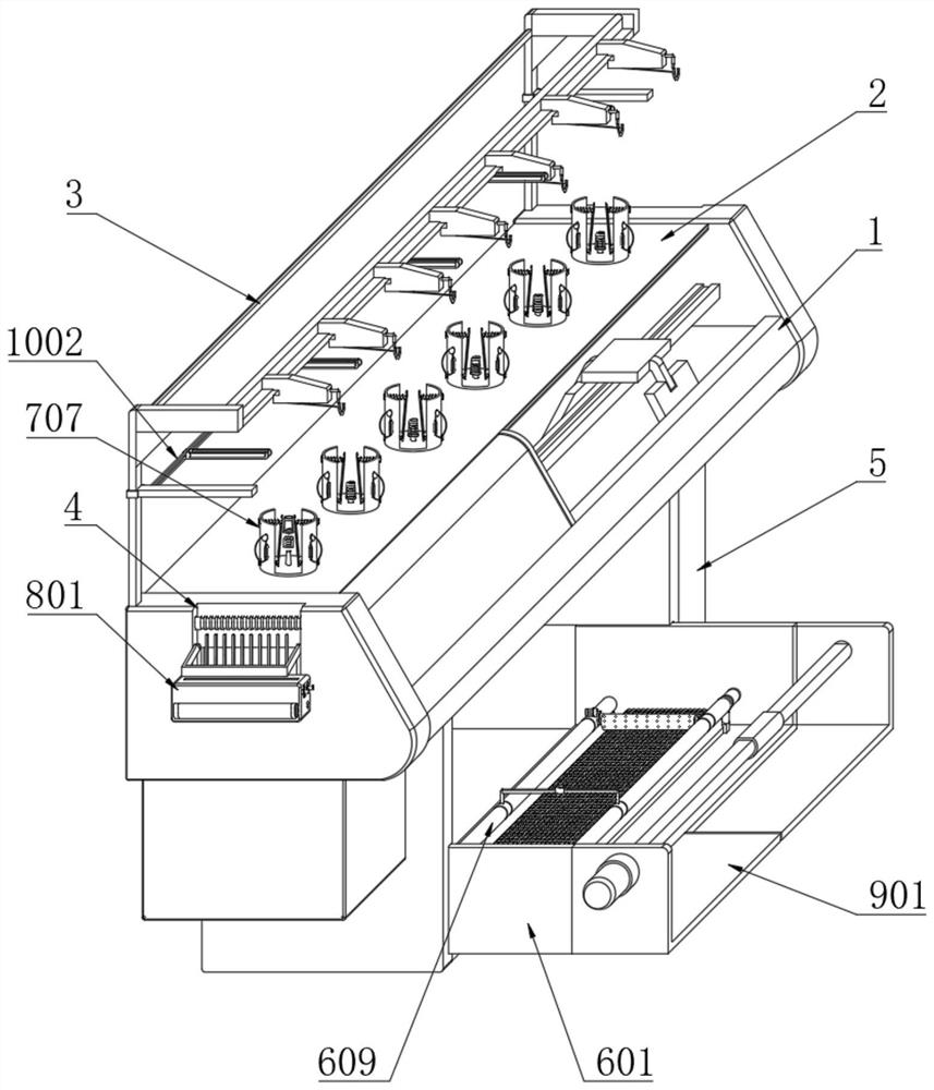 Efficient intelligent production equipment for knitted garments