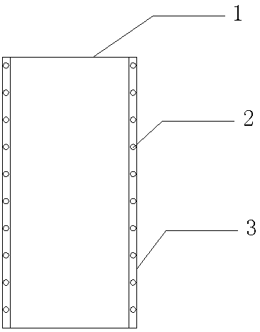 Method for fixing concrete column beam formwork chamfering strips