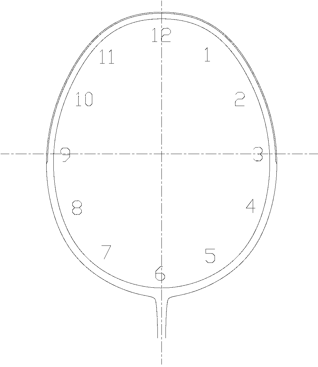 Method for manufacturing badminton racket