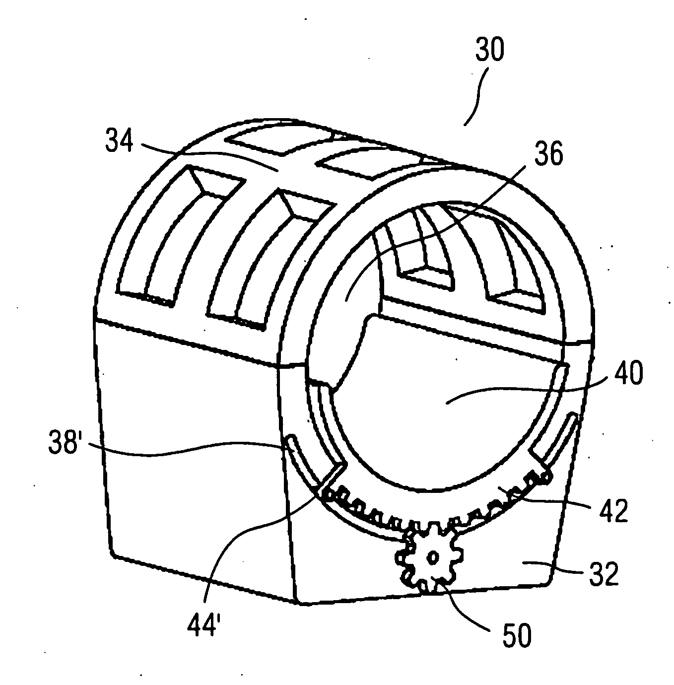 Rotation positioning device for a coil of a magnetic resonance imaging apparatus