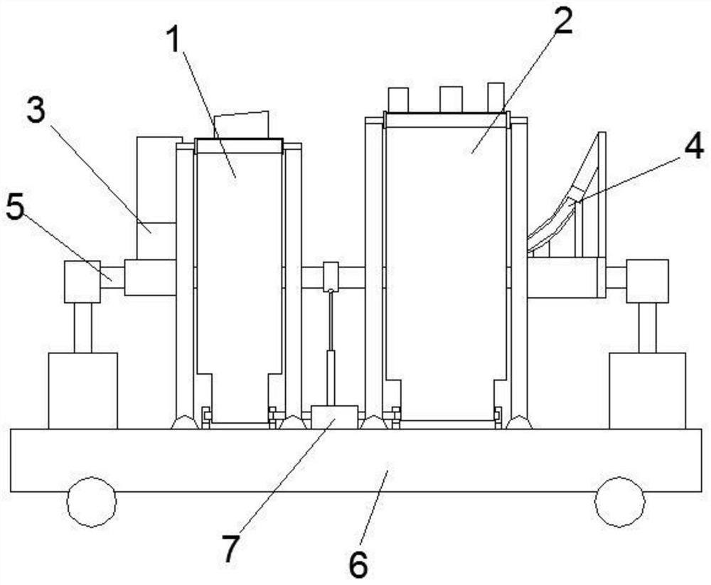 Post-anesthesia auxiliary recovery device for large livestock