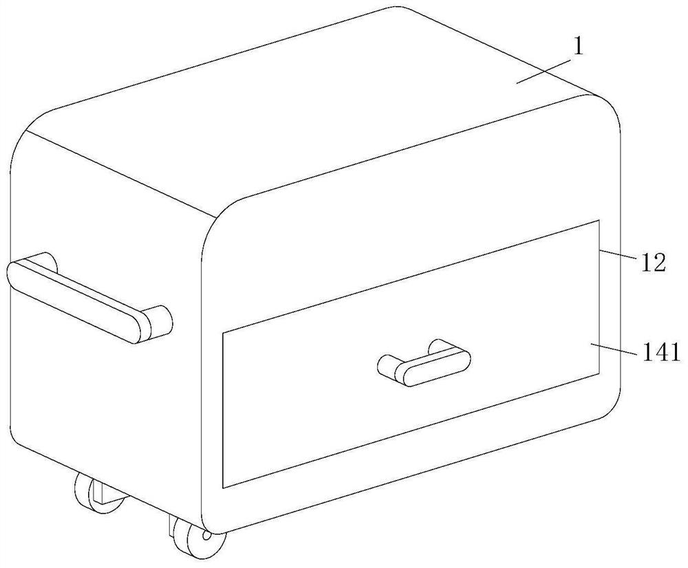 Platelet constant-temperature oscillation preservation box for blood transfusion department