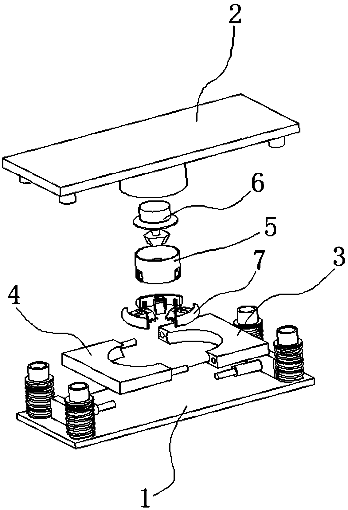 Mold for production of metal C-shaped sealing ring