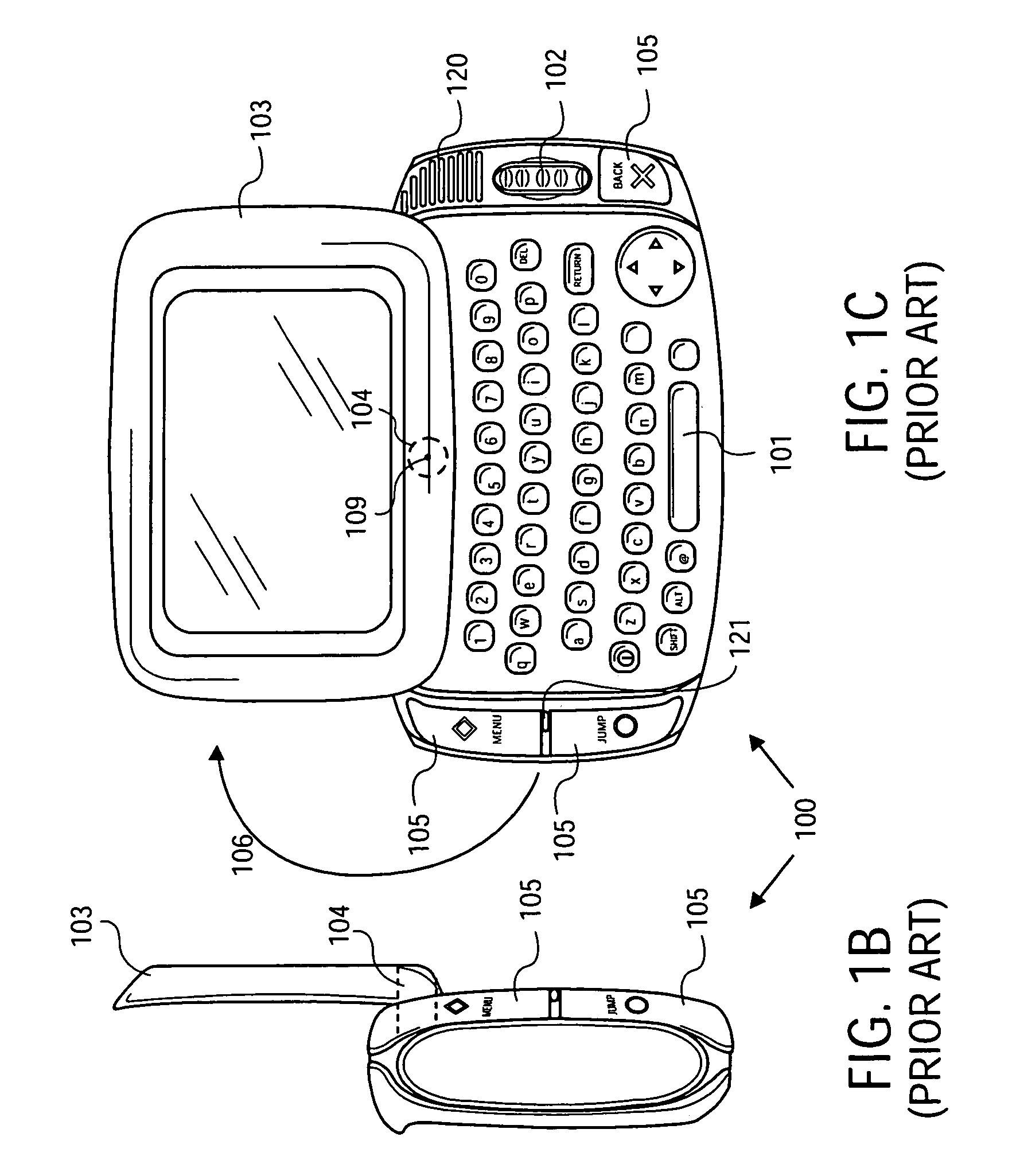 Data processing device having multiple adjustable display and keyboard orientations