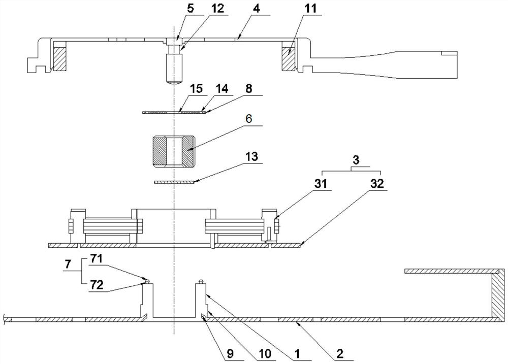 Hot melting framework for retaining ring of fan