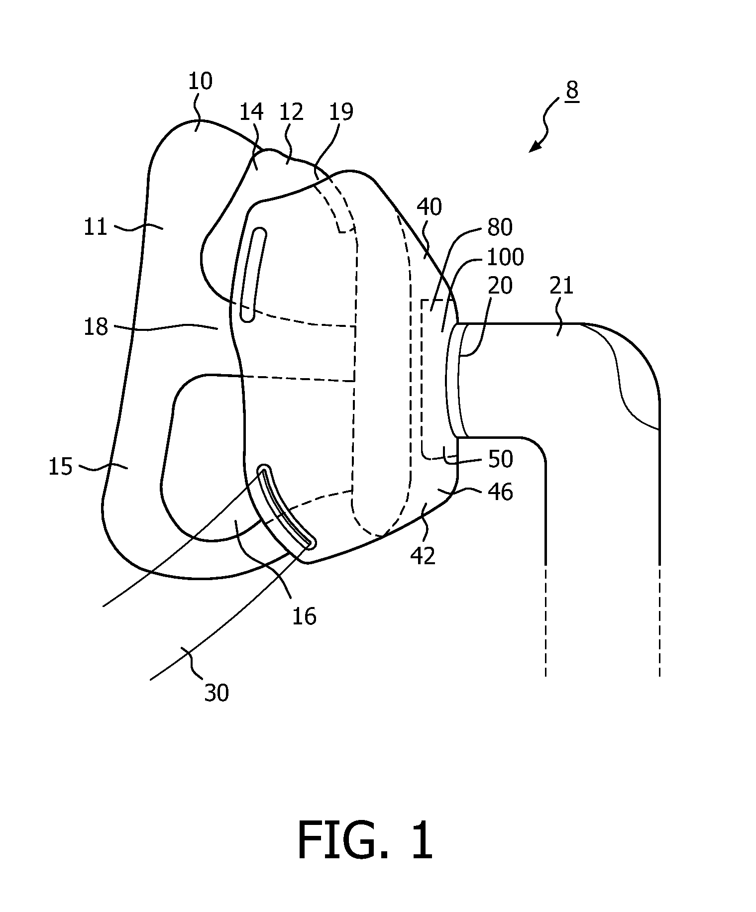 Auto-adjusting membrane for respiratory interface device
