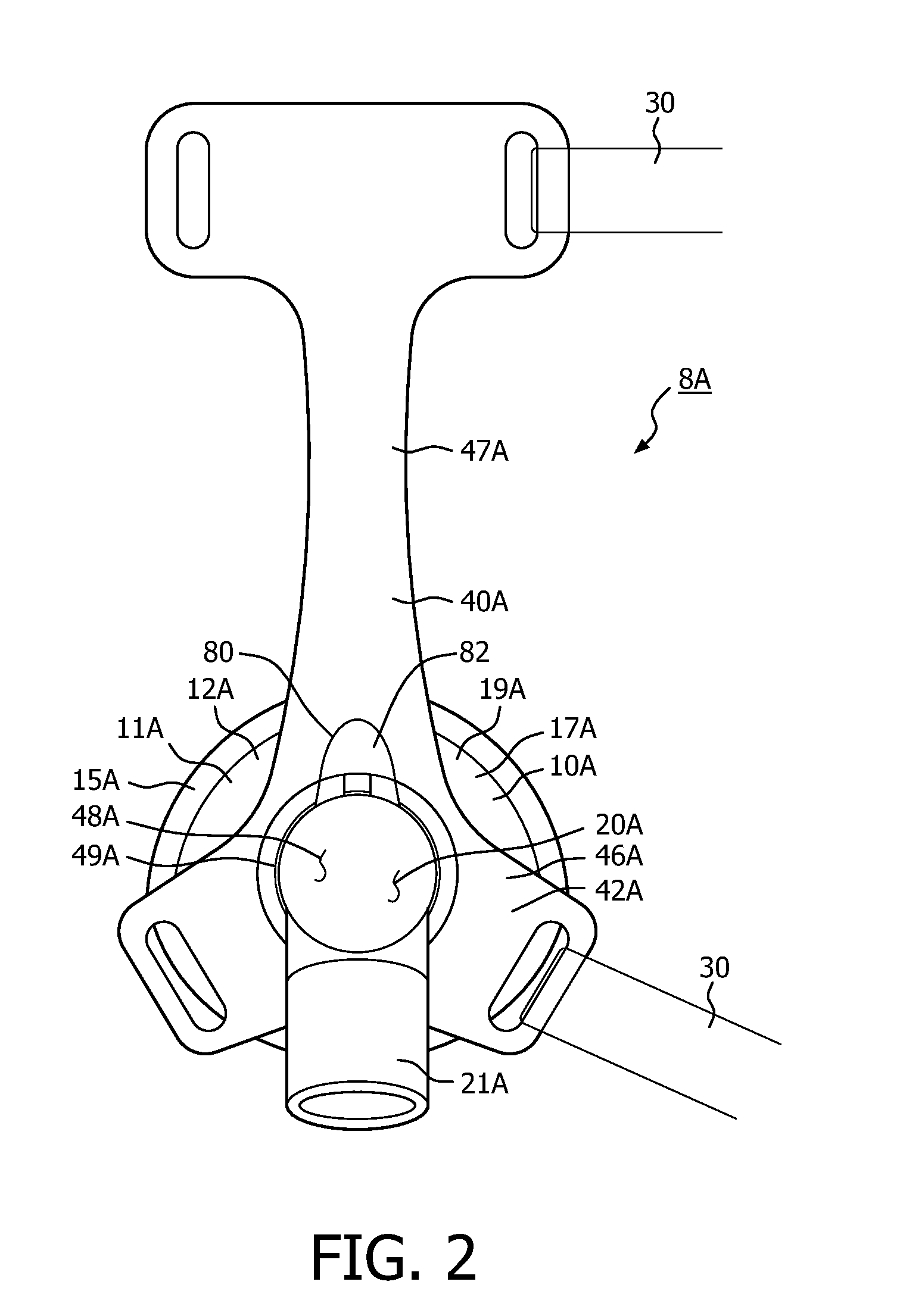 Auto-adjusting membrane for respiratory interface device