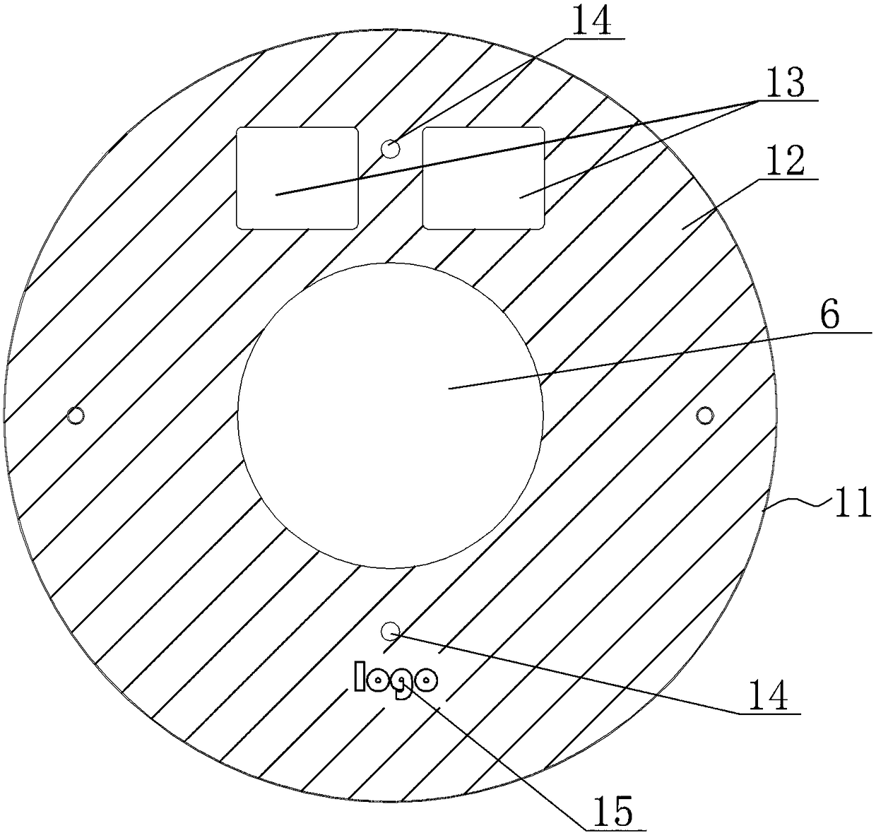 Optical glass component applied to smart camera and corresponding manufacturing process