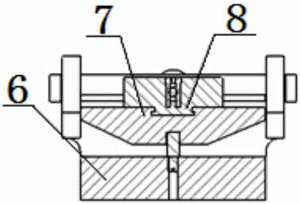 A whole row of contact body bending device