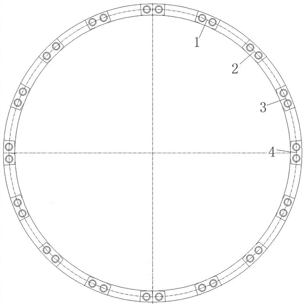 A method for transforming shield propulsion system adapted to 22.5° segment to adapt to 36° segment