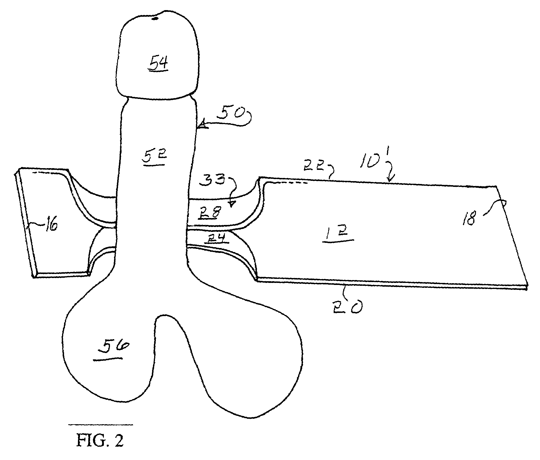 Erectile aide and method of attaching same