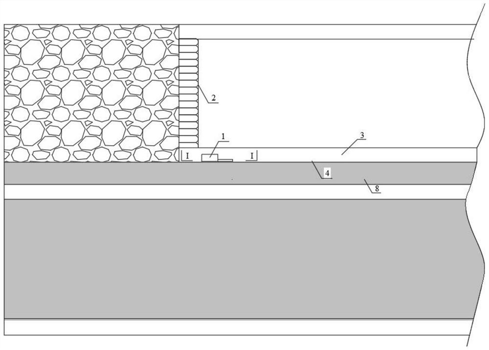 Fender pressure relief method for mechanically cutting tight roof at intervals