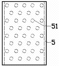 Sand blasting type heat treatment device