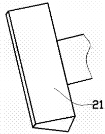 Sand blasting type heat treatment device