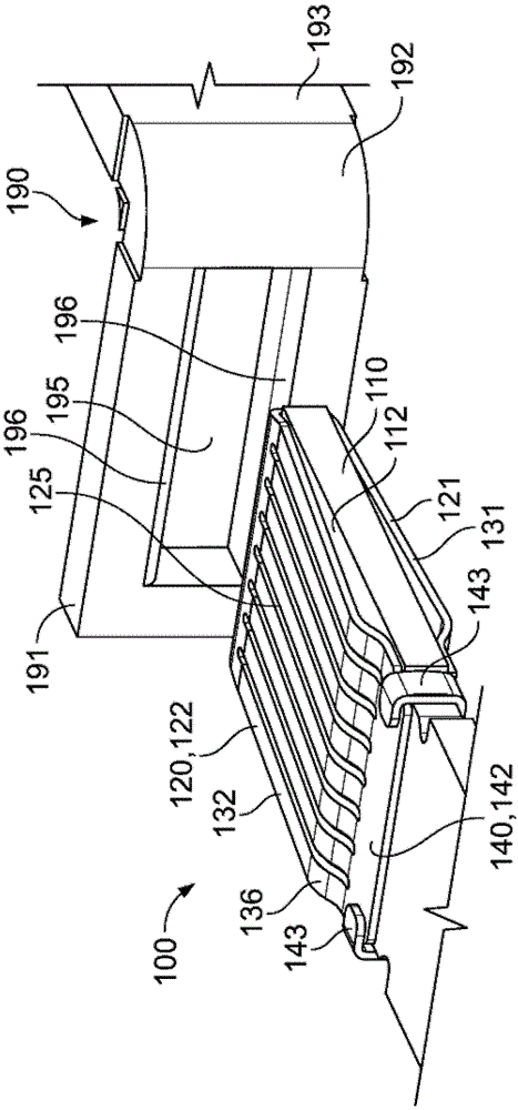 Contact element and system comprising contact element and corresponding element