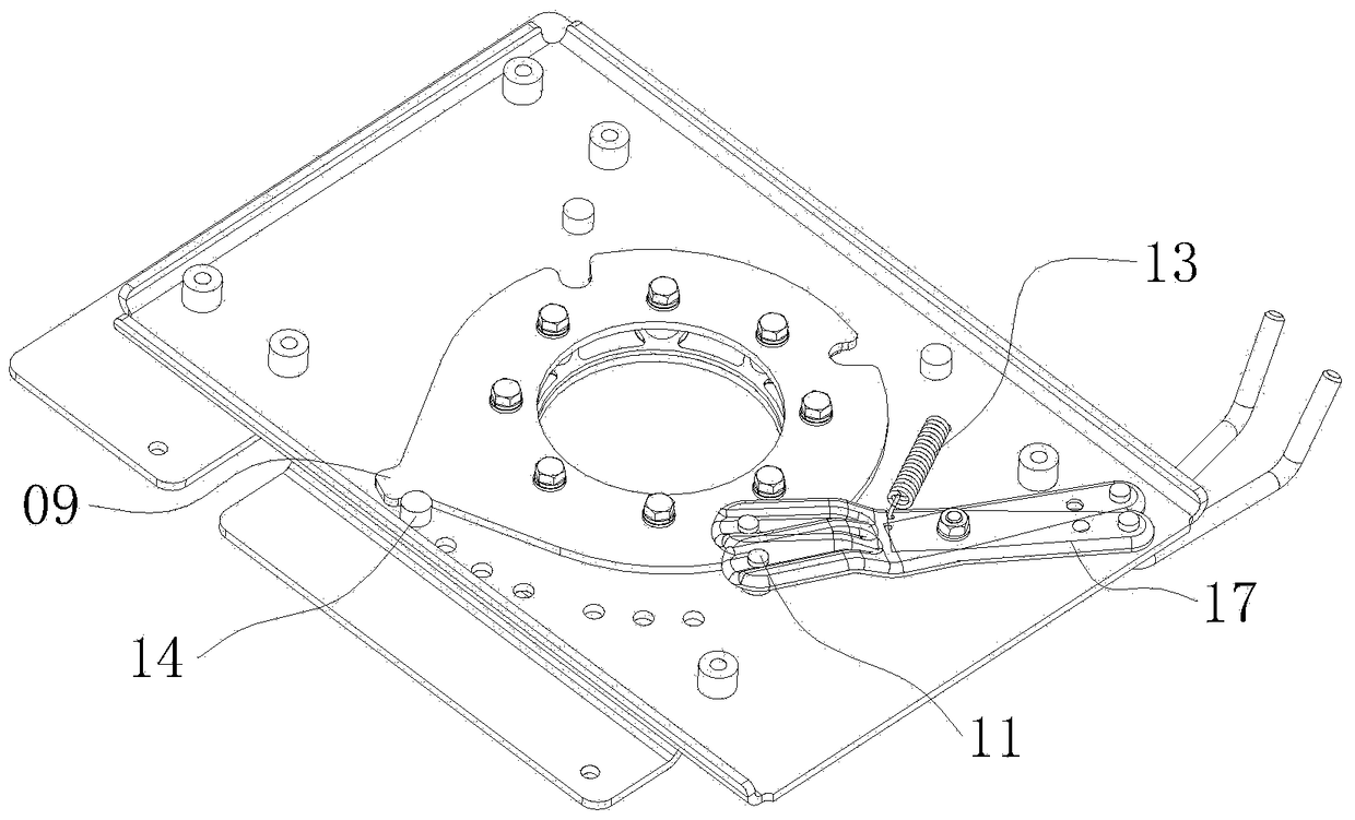 Seat turntable and car seat equipped with the seat turntable