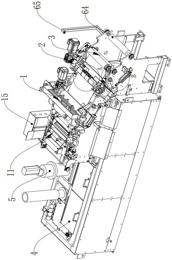 A lead alloy hanging slurry type casting machine