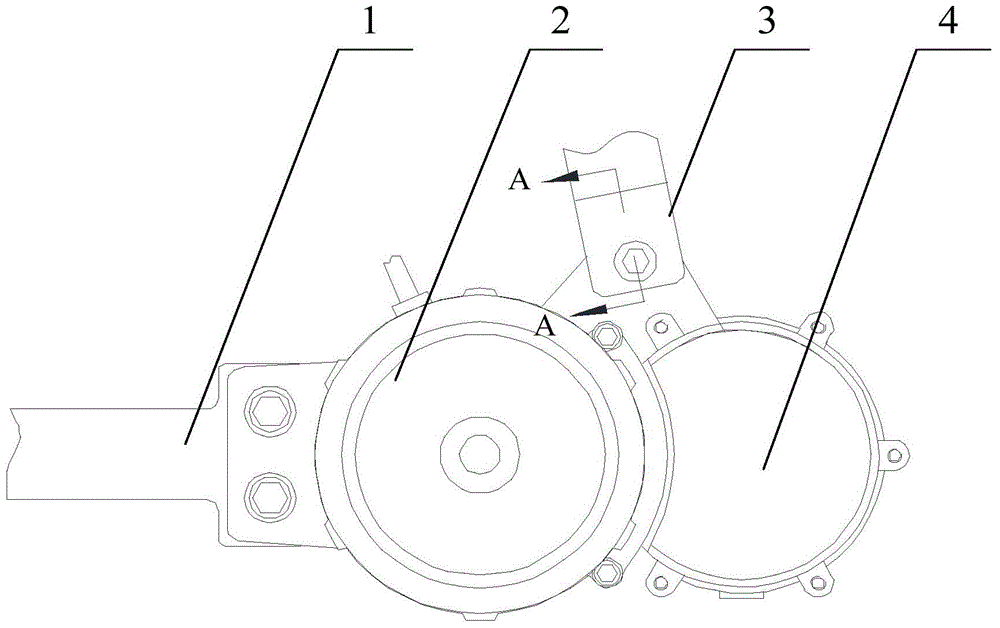 A side hanging type electric vehicle and an electric reducing mechanism