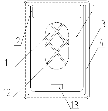 Vibrating diaphragm used for enhancing middle-frequency band outputs and preparation method thereof