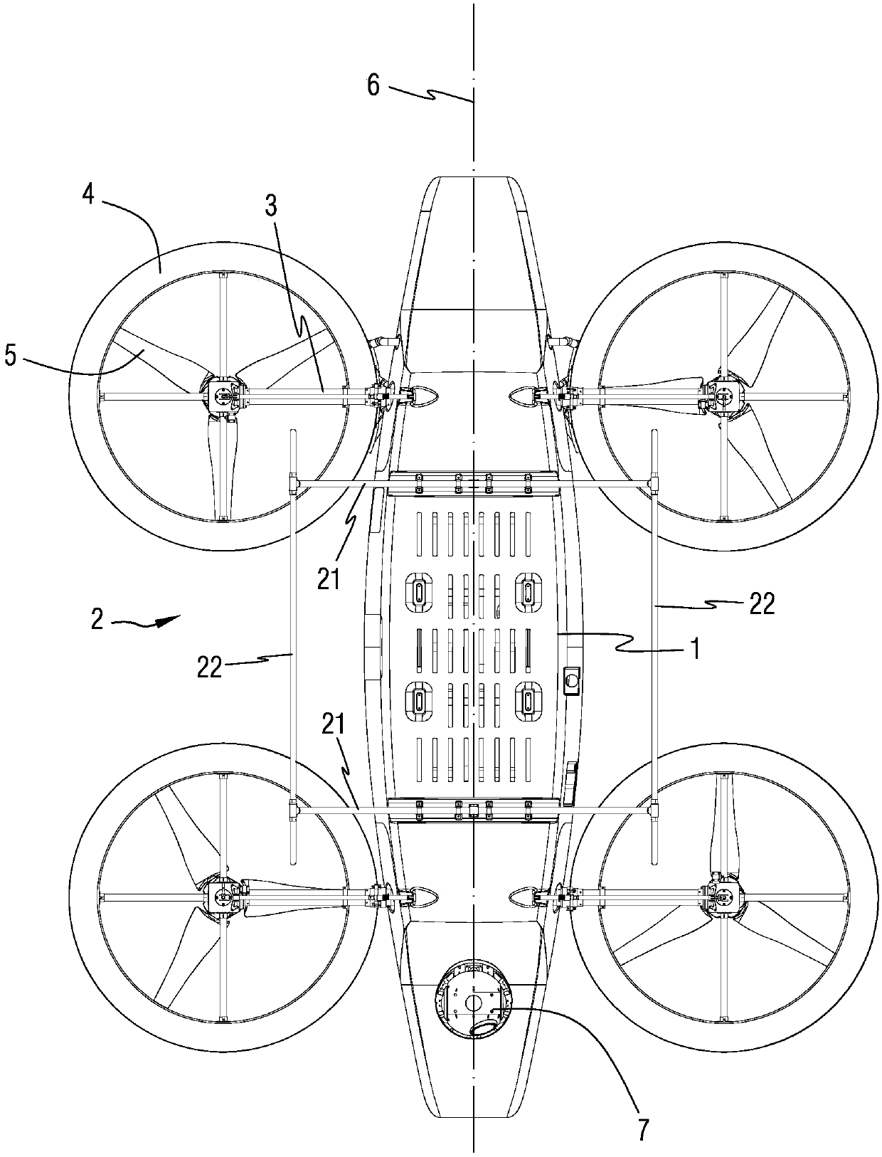 Oil-driven unmanned aerial vehicle landing gear