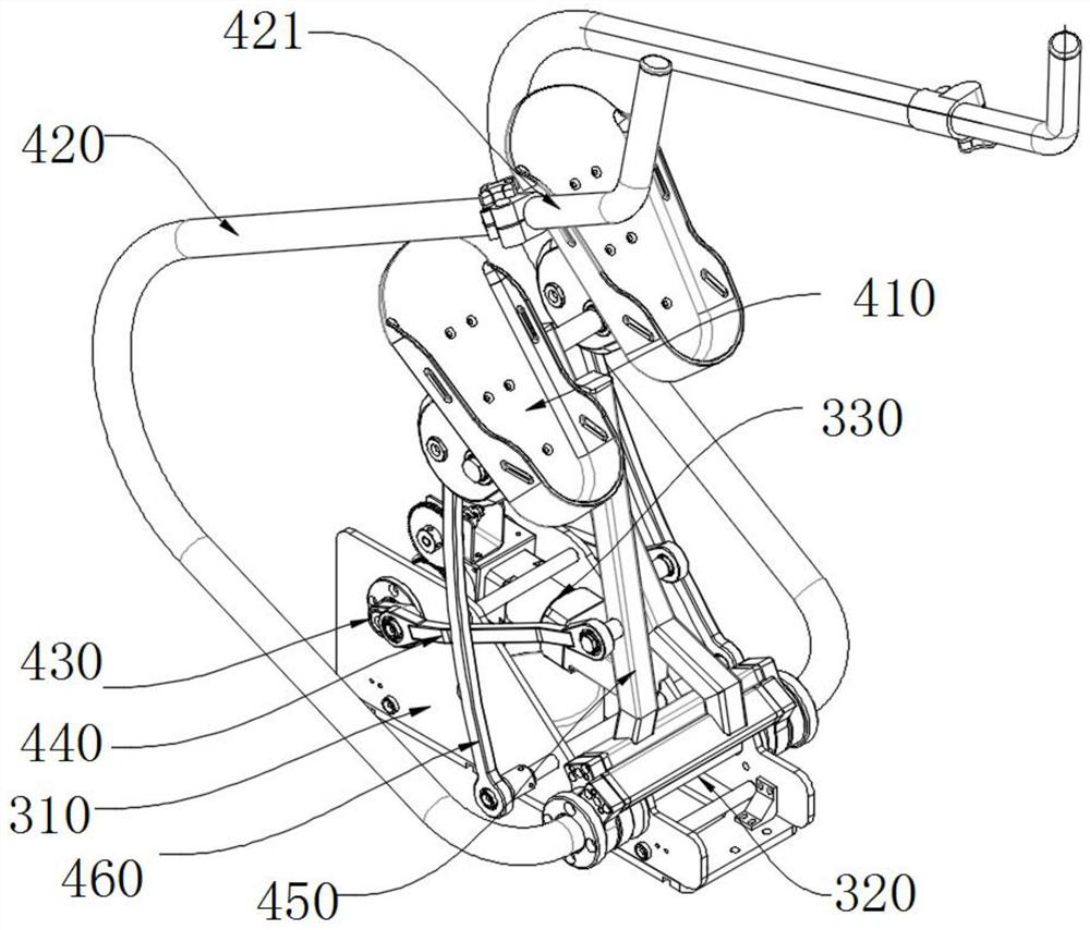 Sitting type limb rehabilitation training equipment