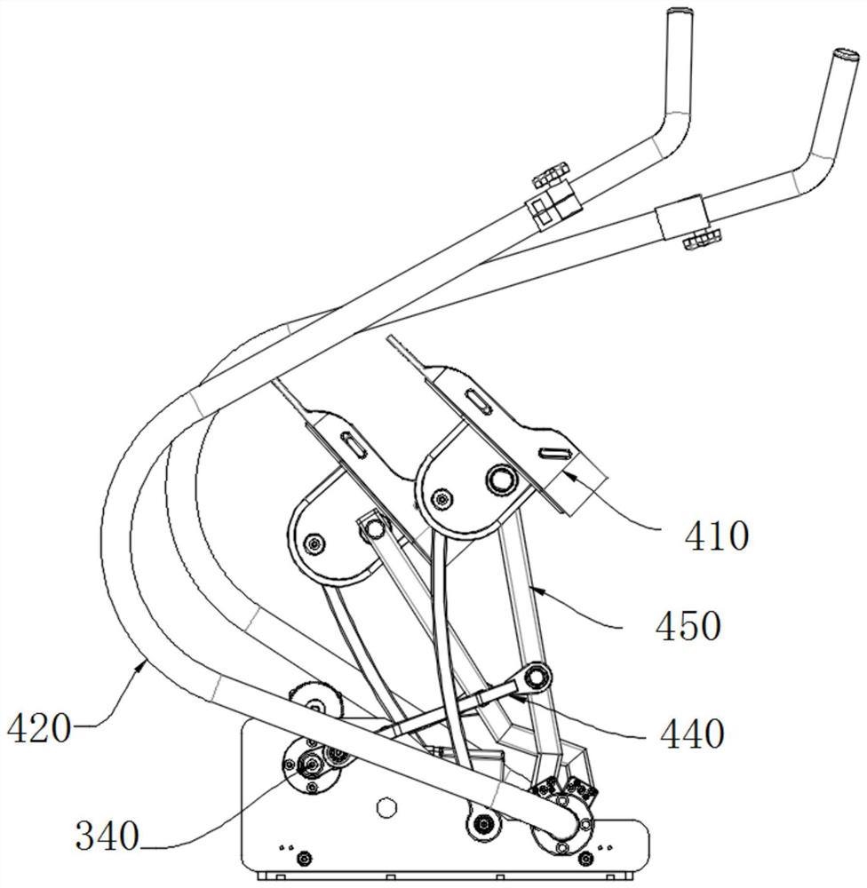 Sitting type limb rehabilitation training equipment