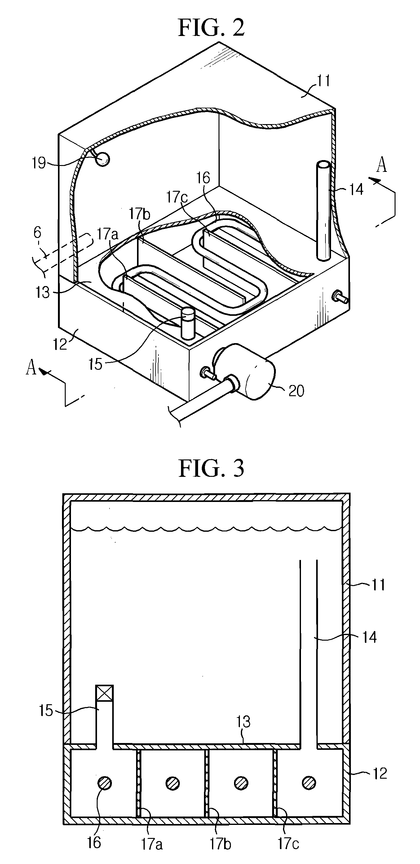 Rinse water heating device for dish washer