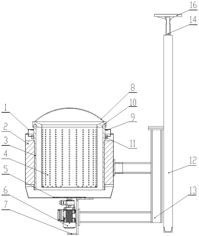 Water surface garbage collection device