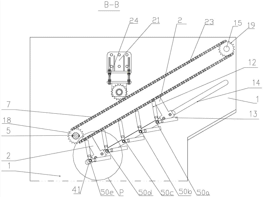 Multi-specification movement alignment mechanism of reinforcement bar straightening machine