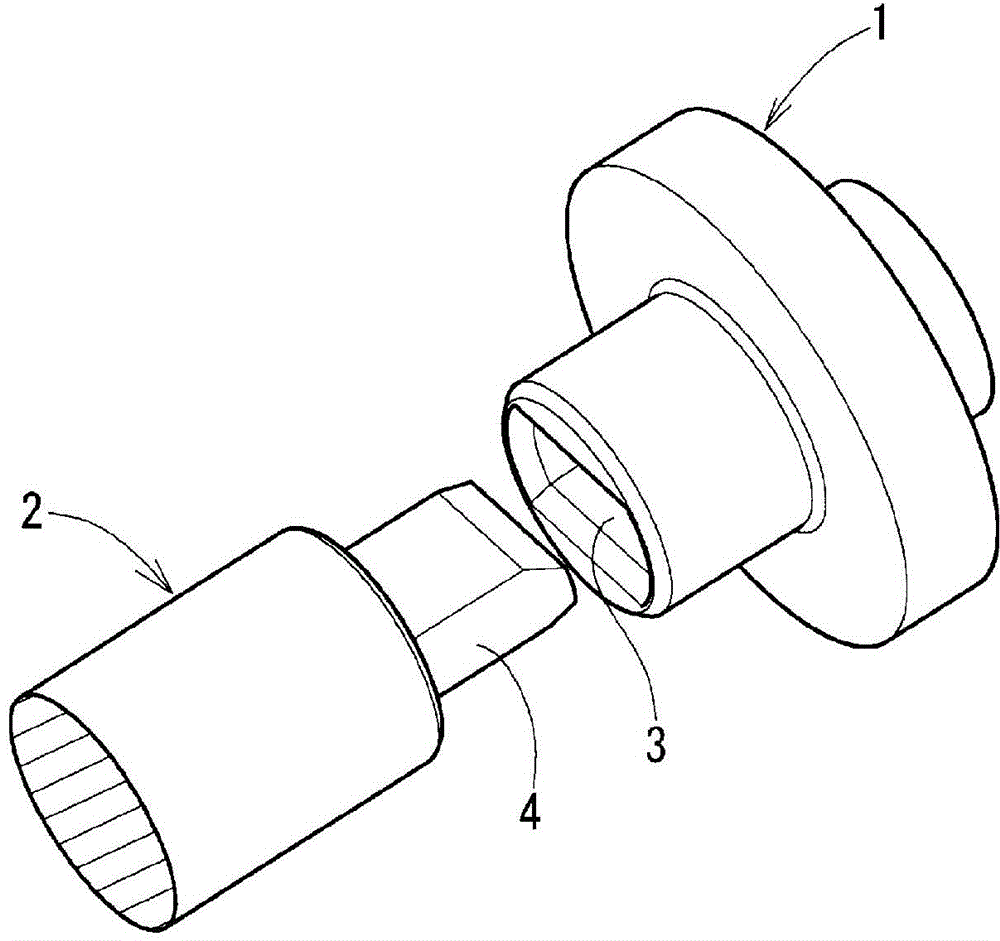 Coupling device for connecting rotating body