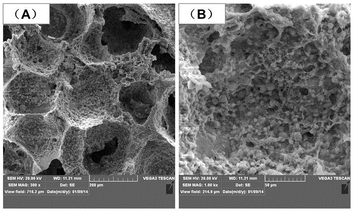 A kind of 3D uniform porous scaffold material and preparation method thereof