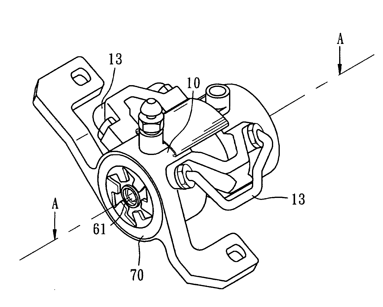 Hydraulic caliper brake assembly for a bicycle