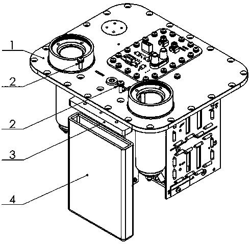 Embedded expansion valve sealing structure in high-pressure oil tank of medical X-ray generator