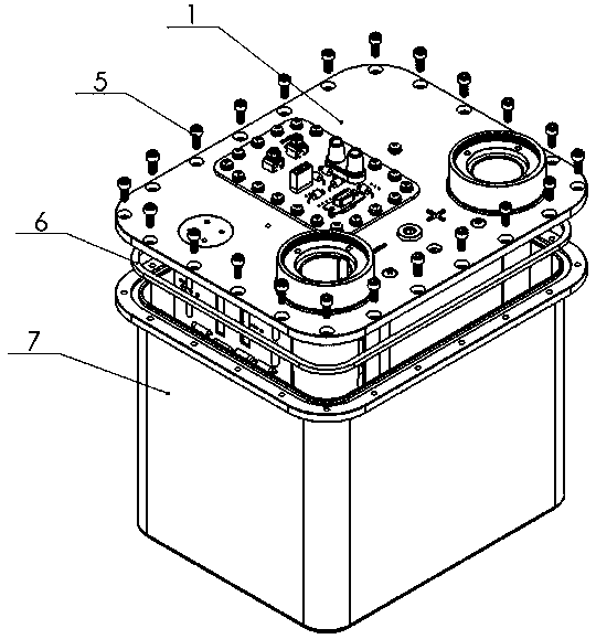 Embedded expansion valve sealing structure in high-pressure oil tank of medical X-ray generator