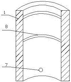 Cross arm supporting device with ice melting function