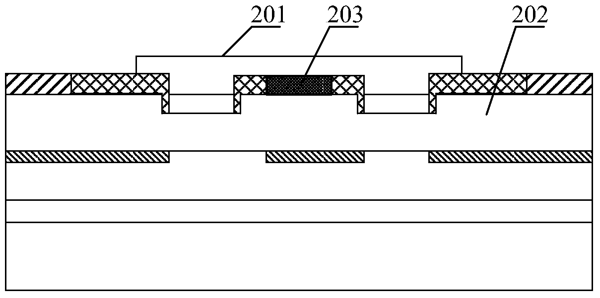 A kind of Schottky diode and its manufacturing method