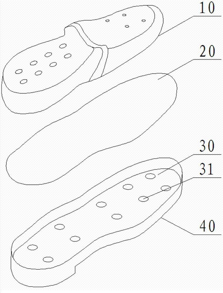 Magnetic therapy shoes and production technology thereof