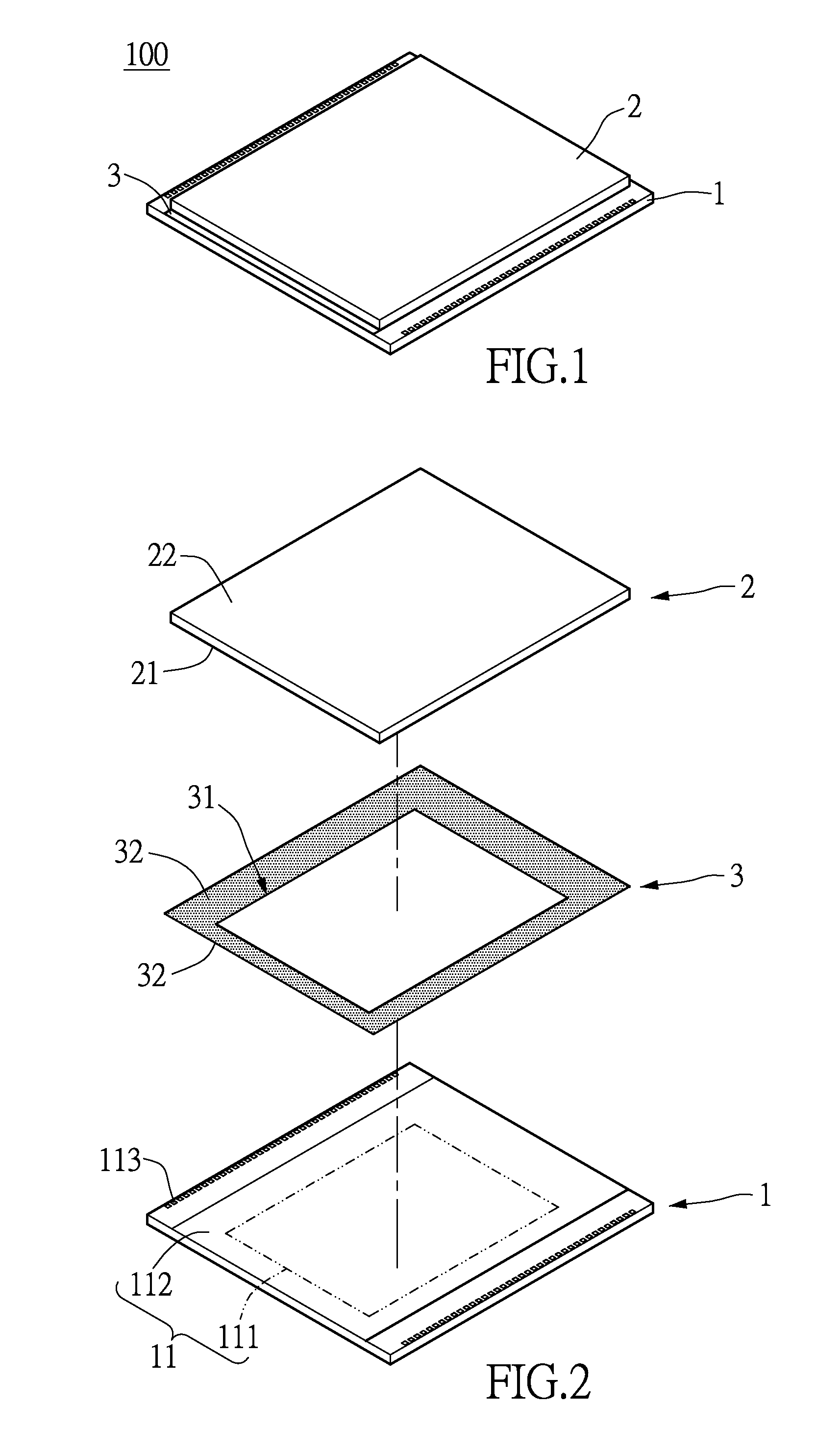 Production apparatus for manufacturing sensor package structure