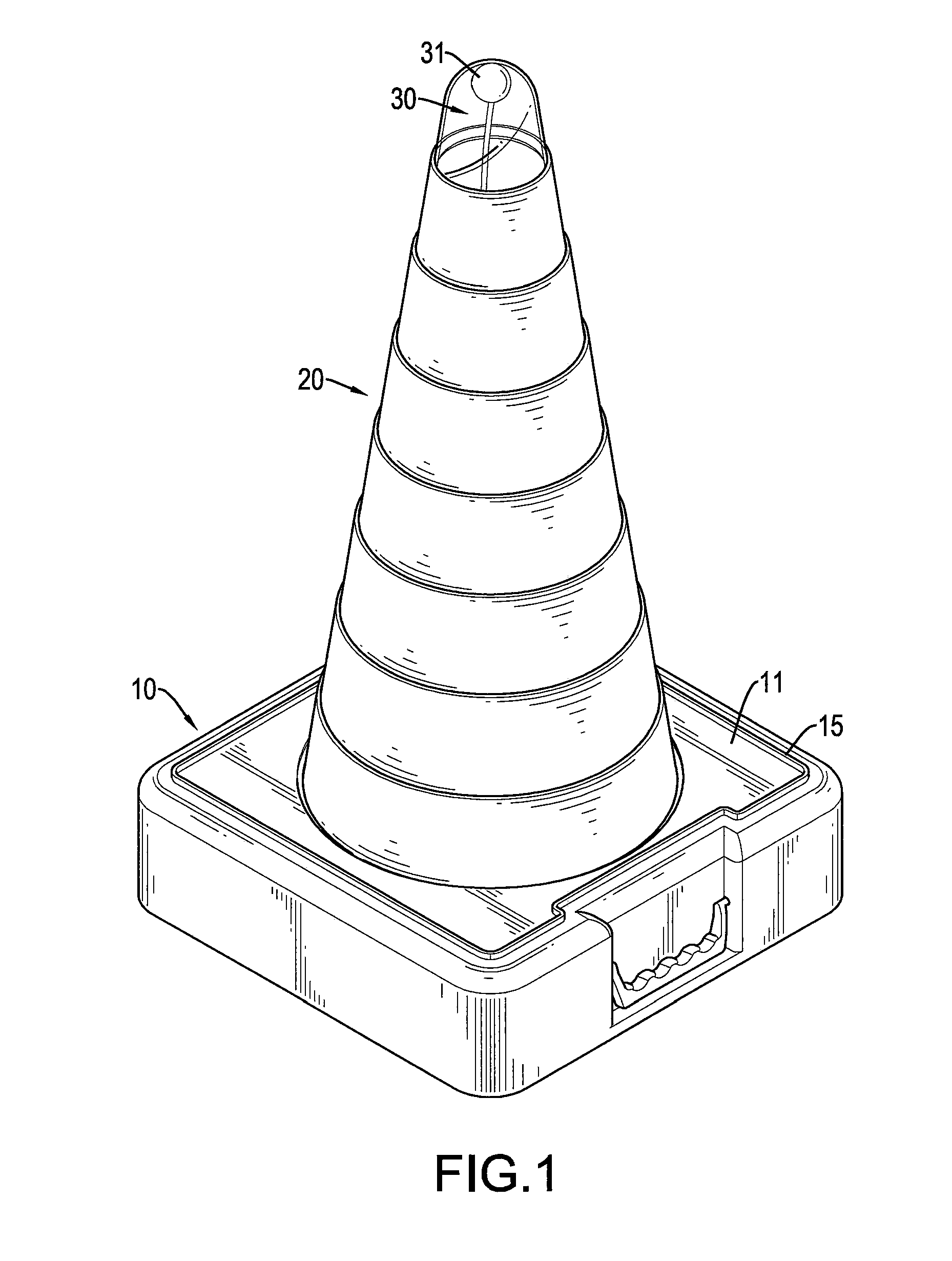 Traffic cone assembly